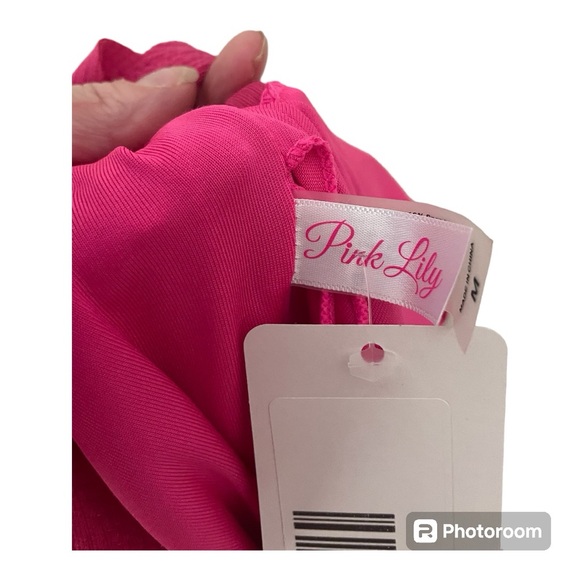 NEW Hot pink one piece swimsuit - Picture 3 of 3